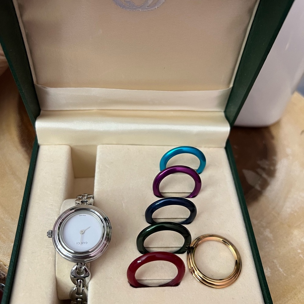 Gucci Change Bezel Watch Quartz 6 Colors